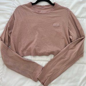 Set Active Crop Long-Sleeve in Amethyst